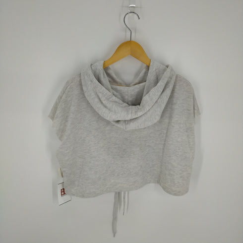 フーズフーチコ whos who Chico 裾ドロストショート丈半袖フードパーカー レディース FREE